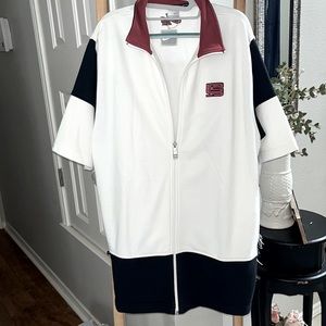 Nike Air Lebron James Vintage zip up short sleeve great condition!